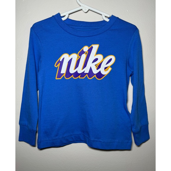Nike Other - Nike Toddler Boy 2T Blue Long Sleeve T-Shirt